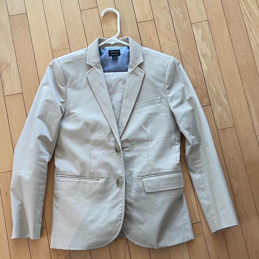JCrew Crewcuts Beige Blazer and Pants